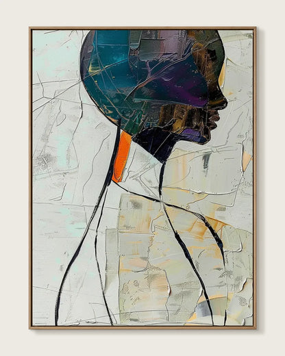 Modern Minimalist Wabi Sabi Canvas Art No.042