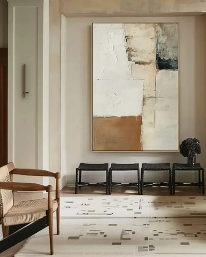 Modern Minimalist Wabi Sabi Canvas Painting No.045