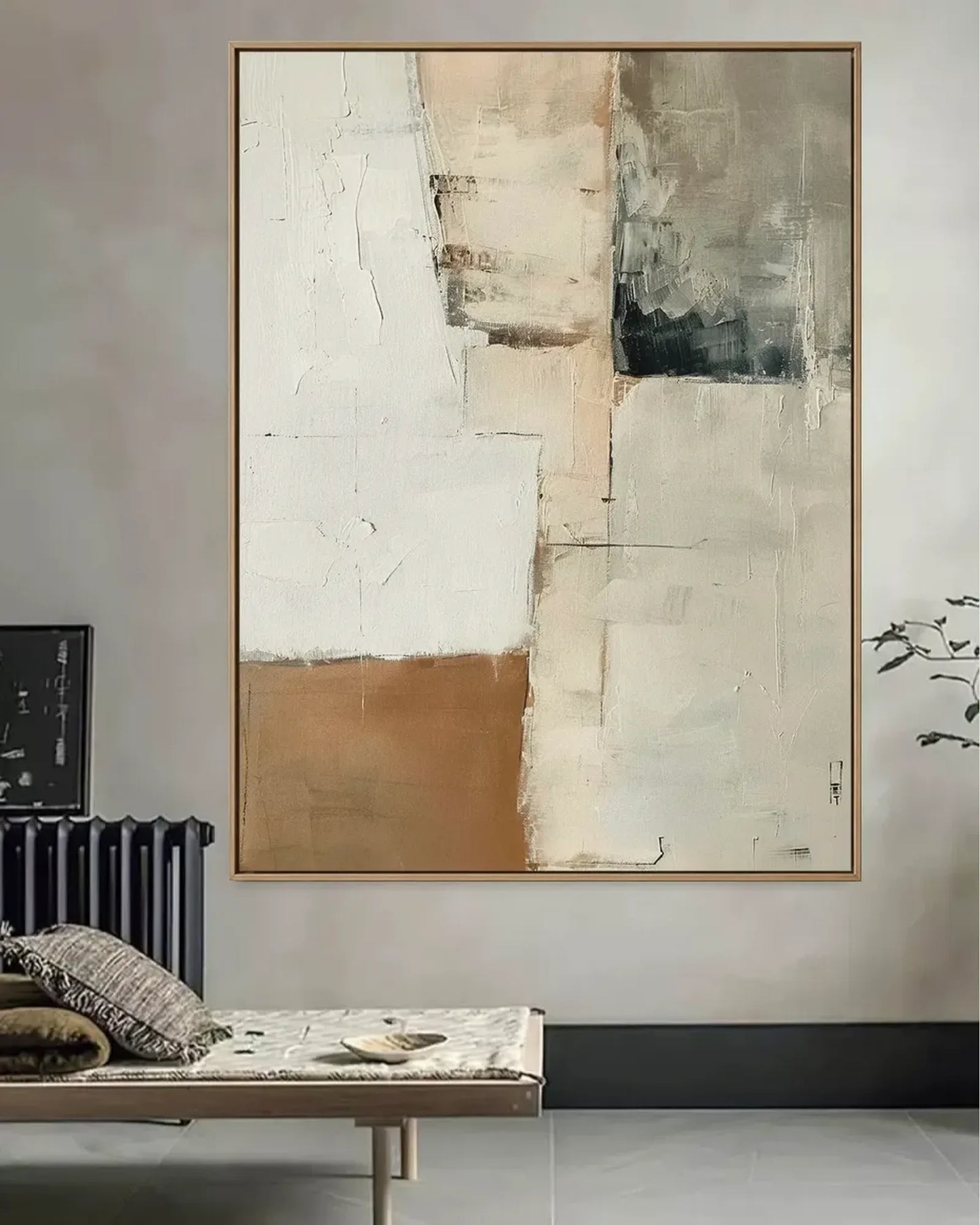 Modern Minimalist Wabi Sabi Canvas Painting No.045