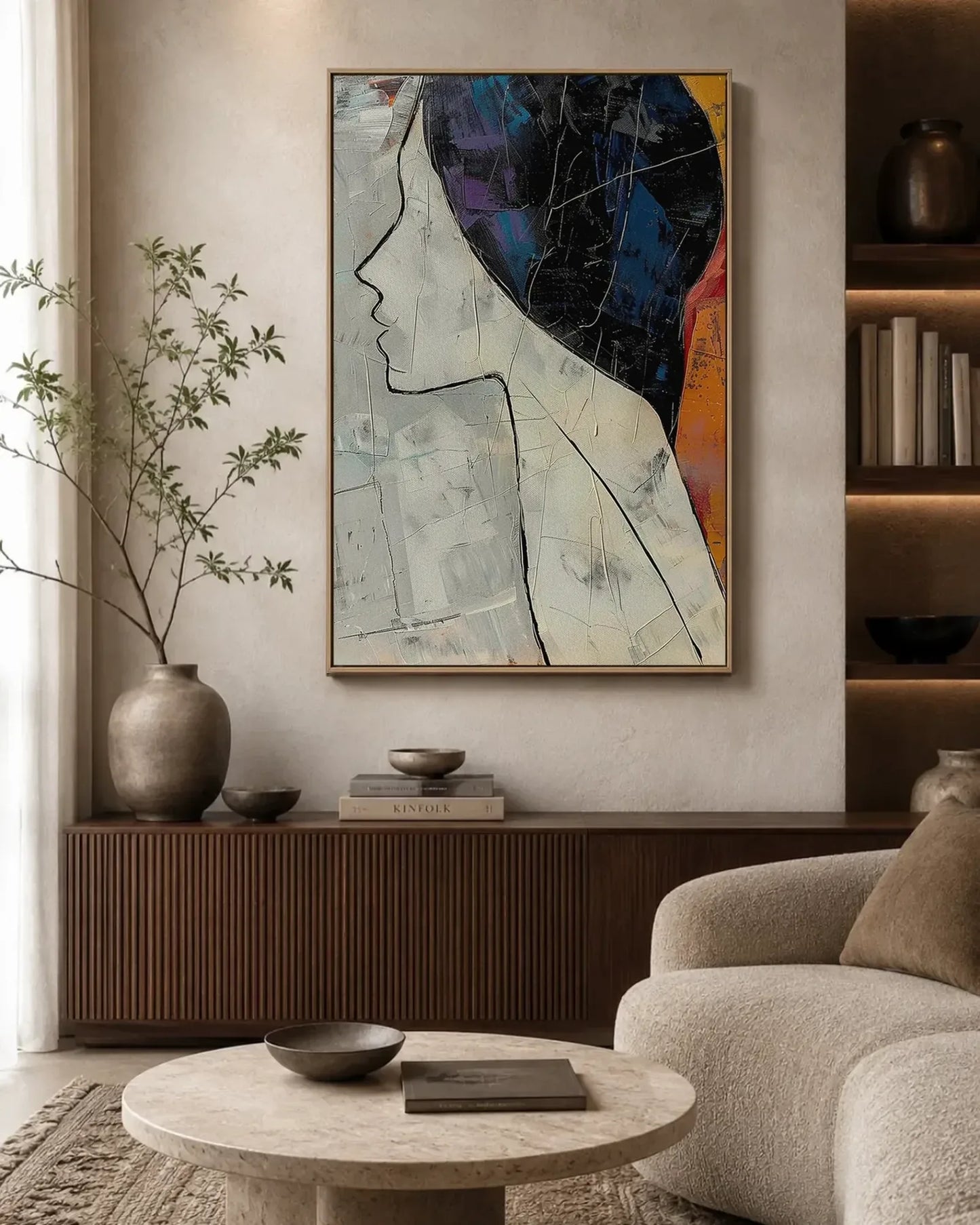 Modern Minimalist Wabi Sabi Wall Decor No.044