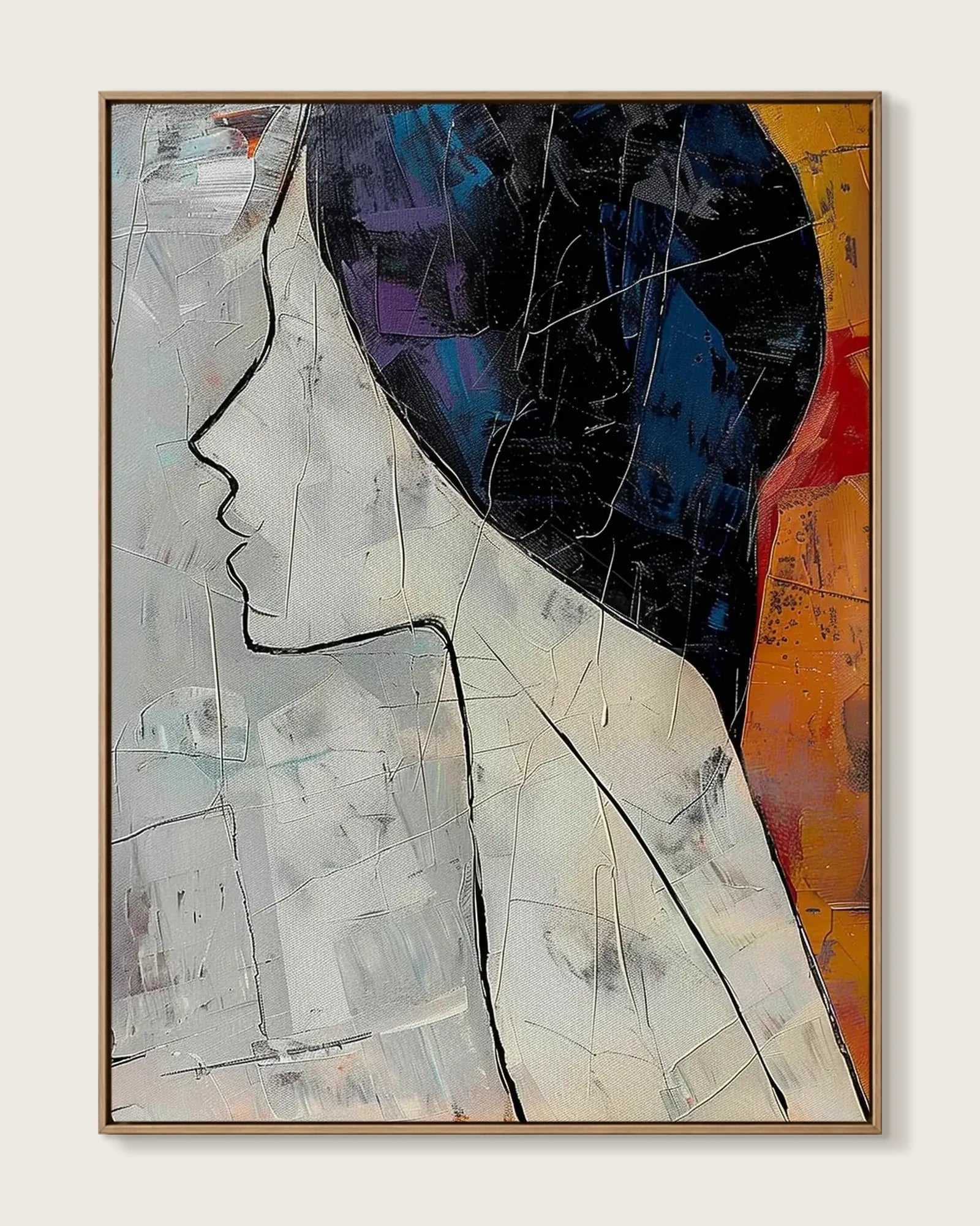 Modern Minimalist Wabi Sabi Wall Decor No.044
