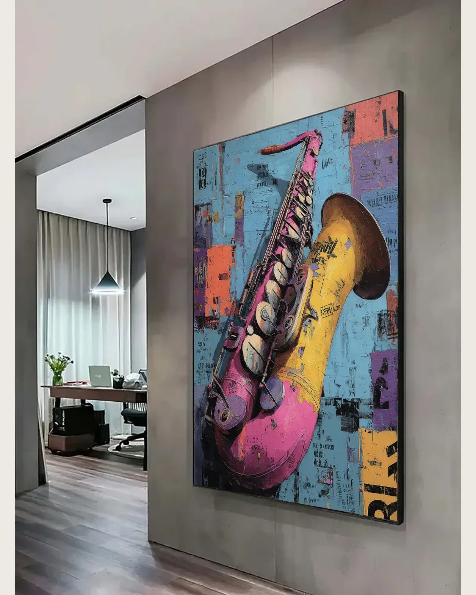 Modern Street Canvas Art No.017