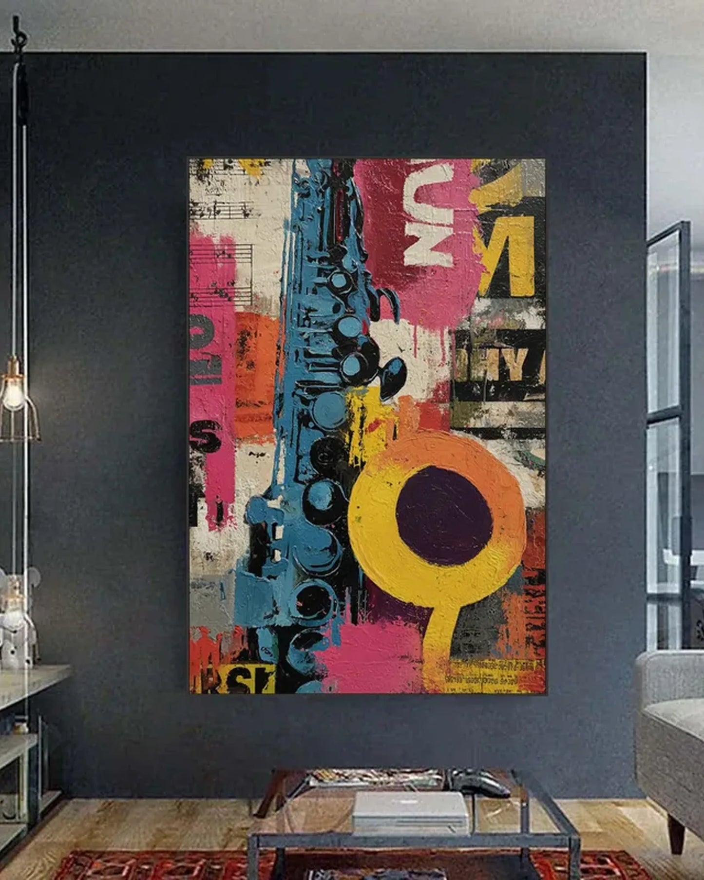 Modern Street Canvas Painting No.016