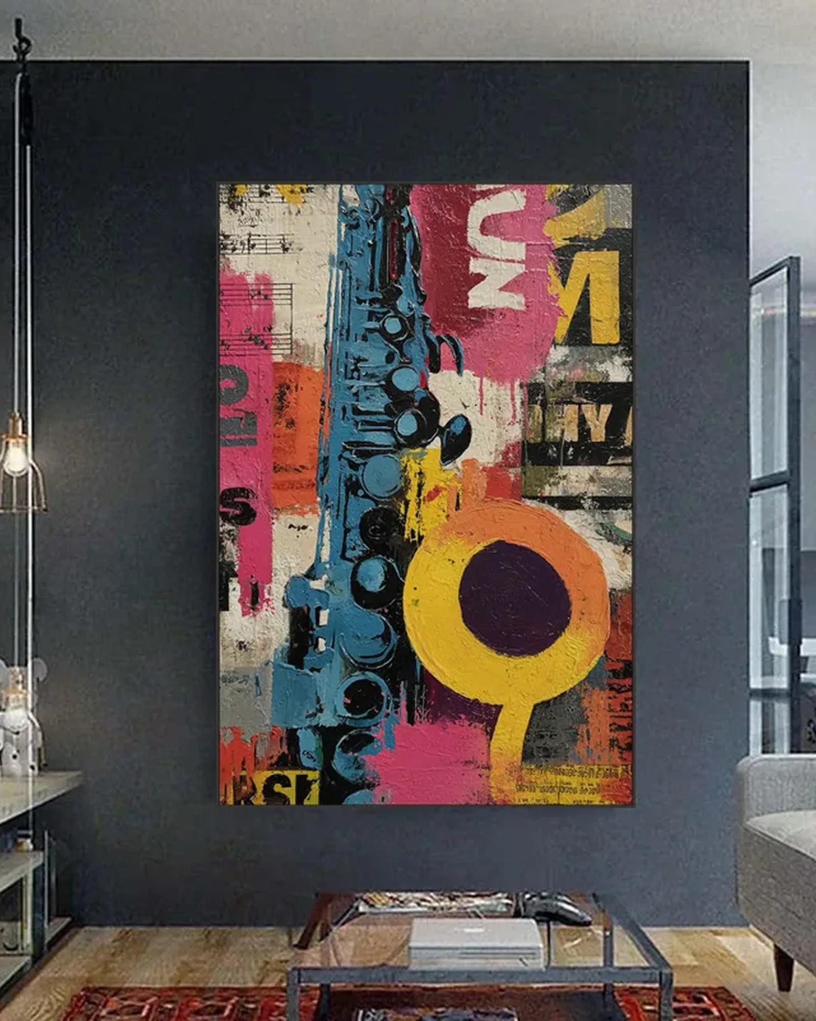 Modern Street Canvas Painting No.016
