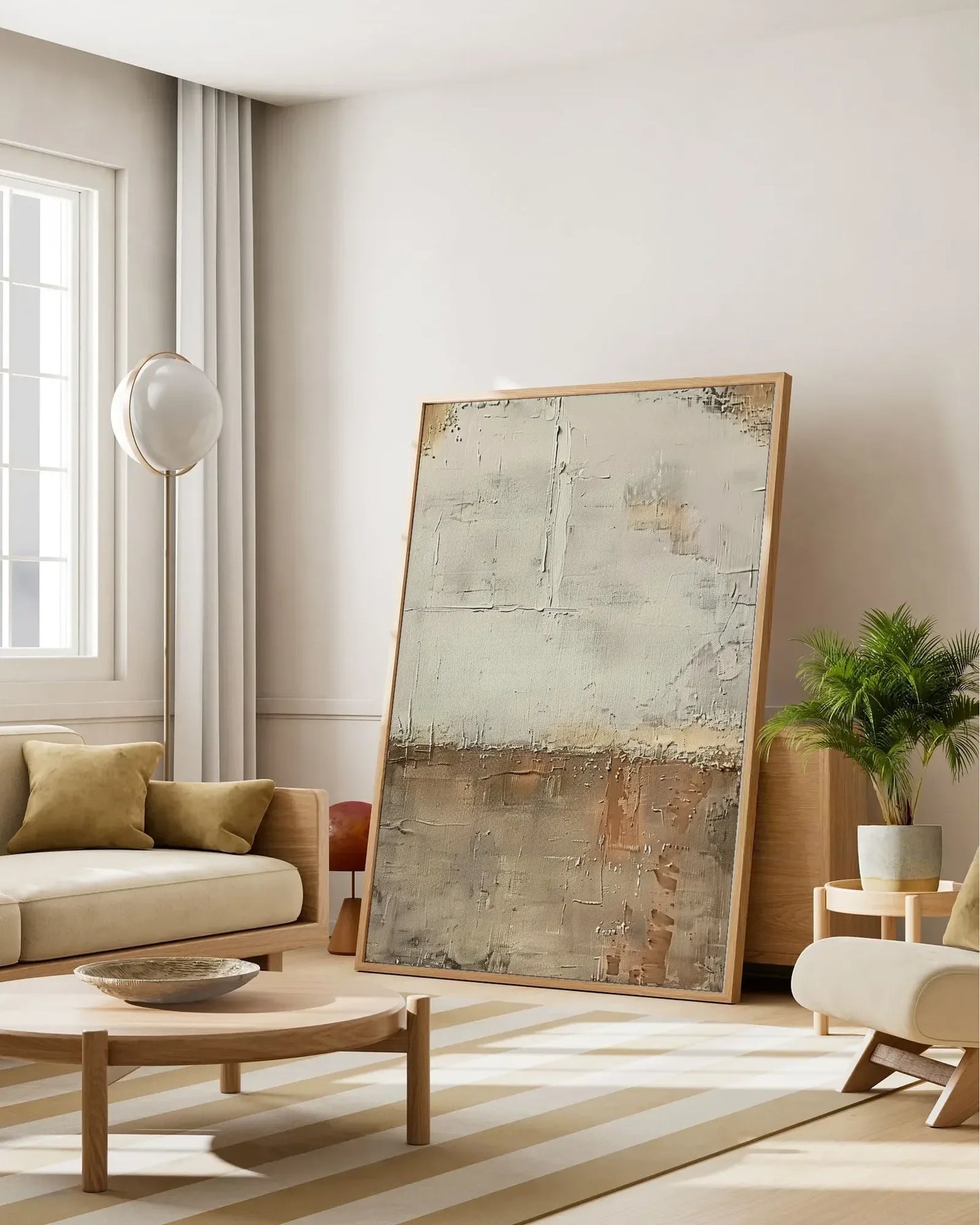 Modern Texture Minimalist Canvas Painting No.030