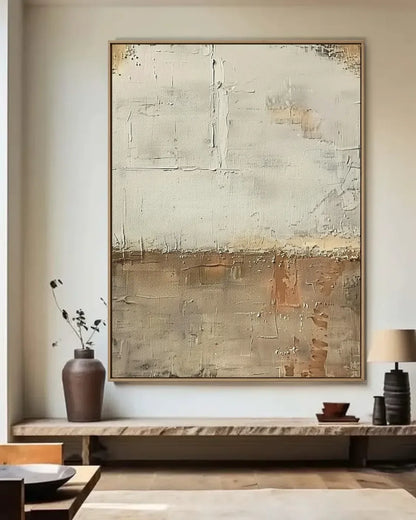 Modern Texture Minimalist Canvas Painting No.030