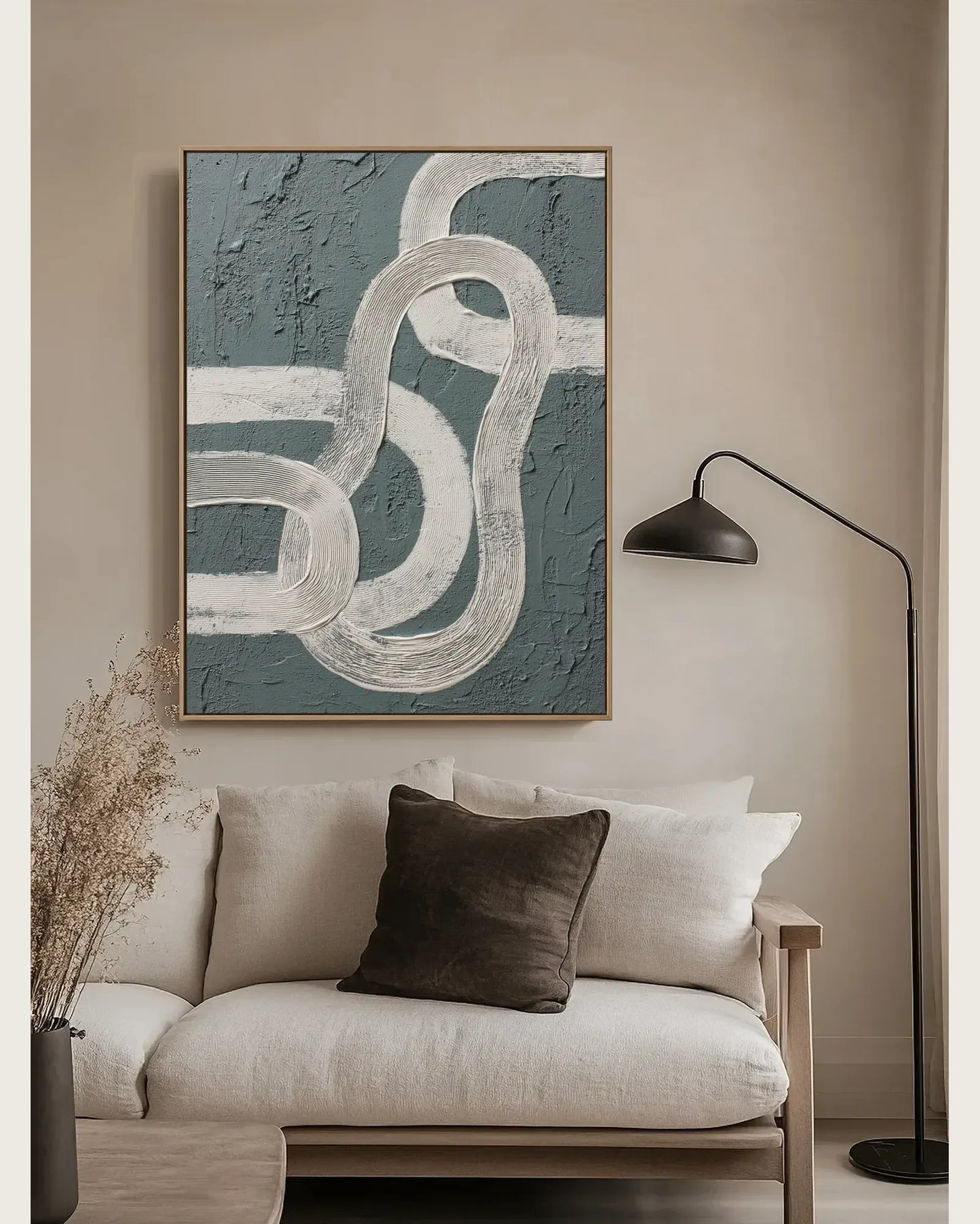 Modern Texture Wabi Sabi Canvas Painting No.095