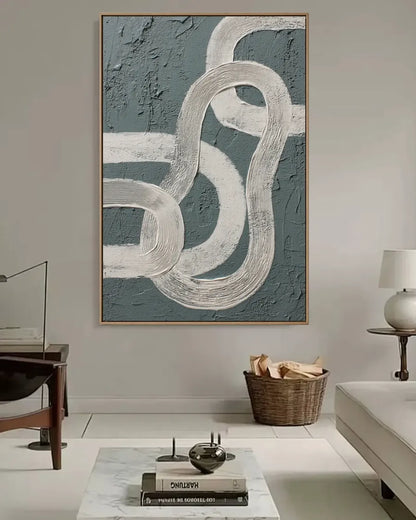 Modern Texture Wabi Sabi Canvas Painting No.095