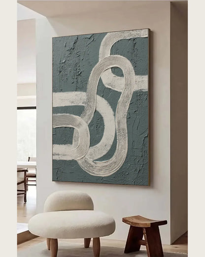 Modern Texture Wabi Sabi Canvas Painting No.095