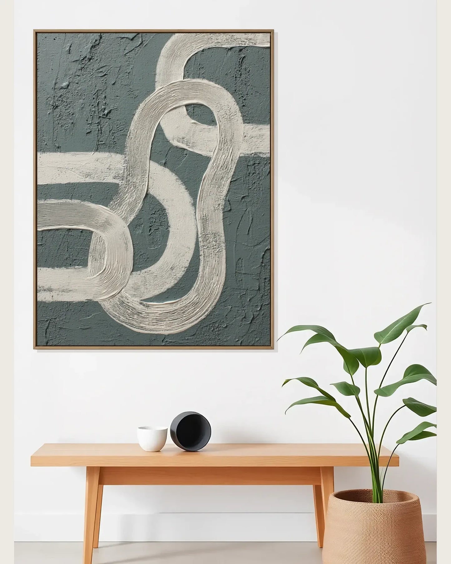 Modern Texture Wabi Sabi Canvas Painting No.095