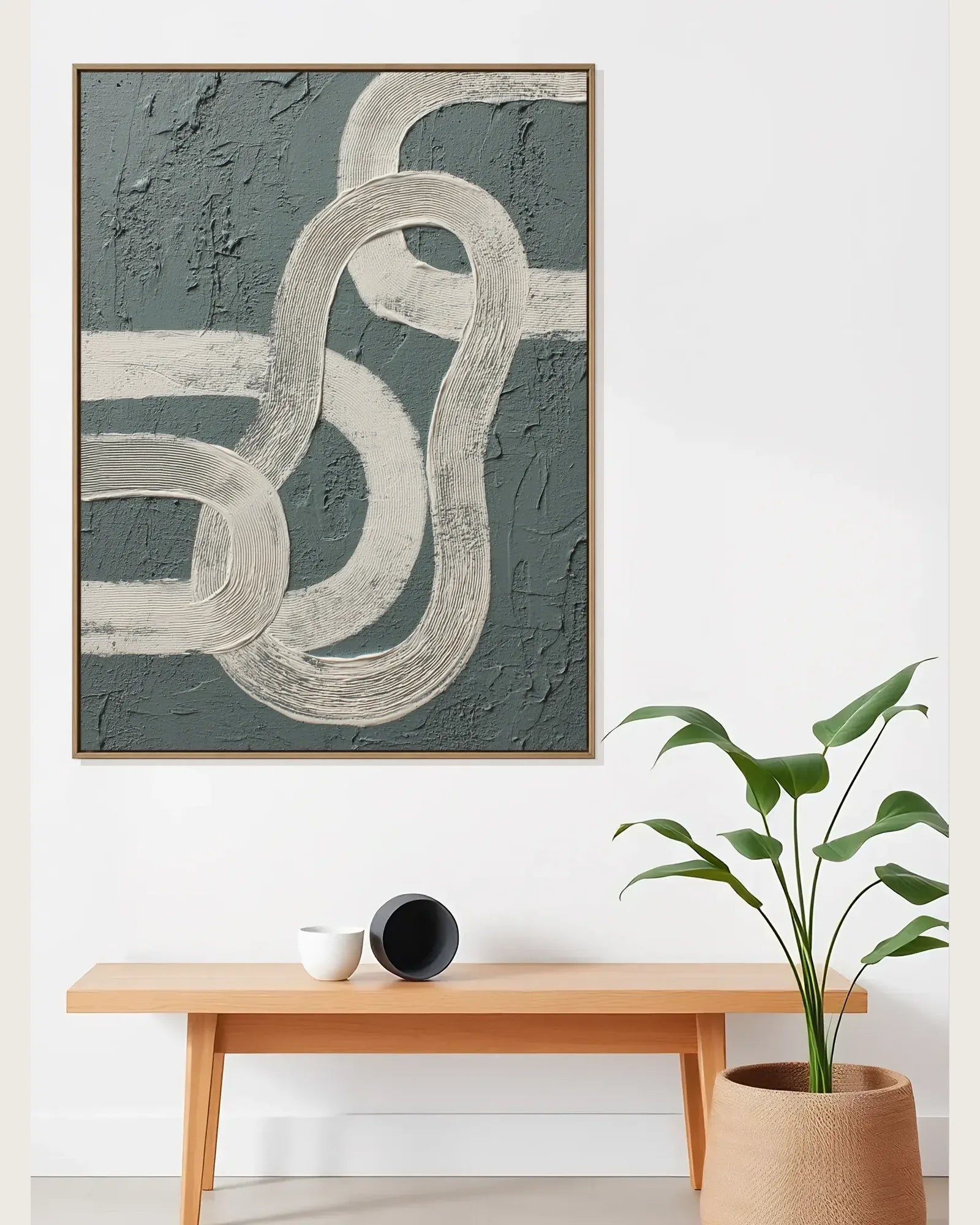 Modern Texture Wabi Sabi Canvas Painting No.095