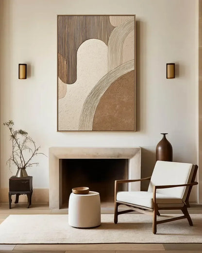 Modern Texture Wabi Sabi Wall Art No.091