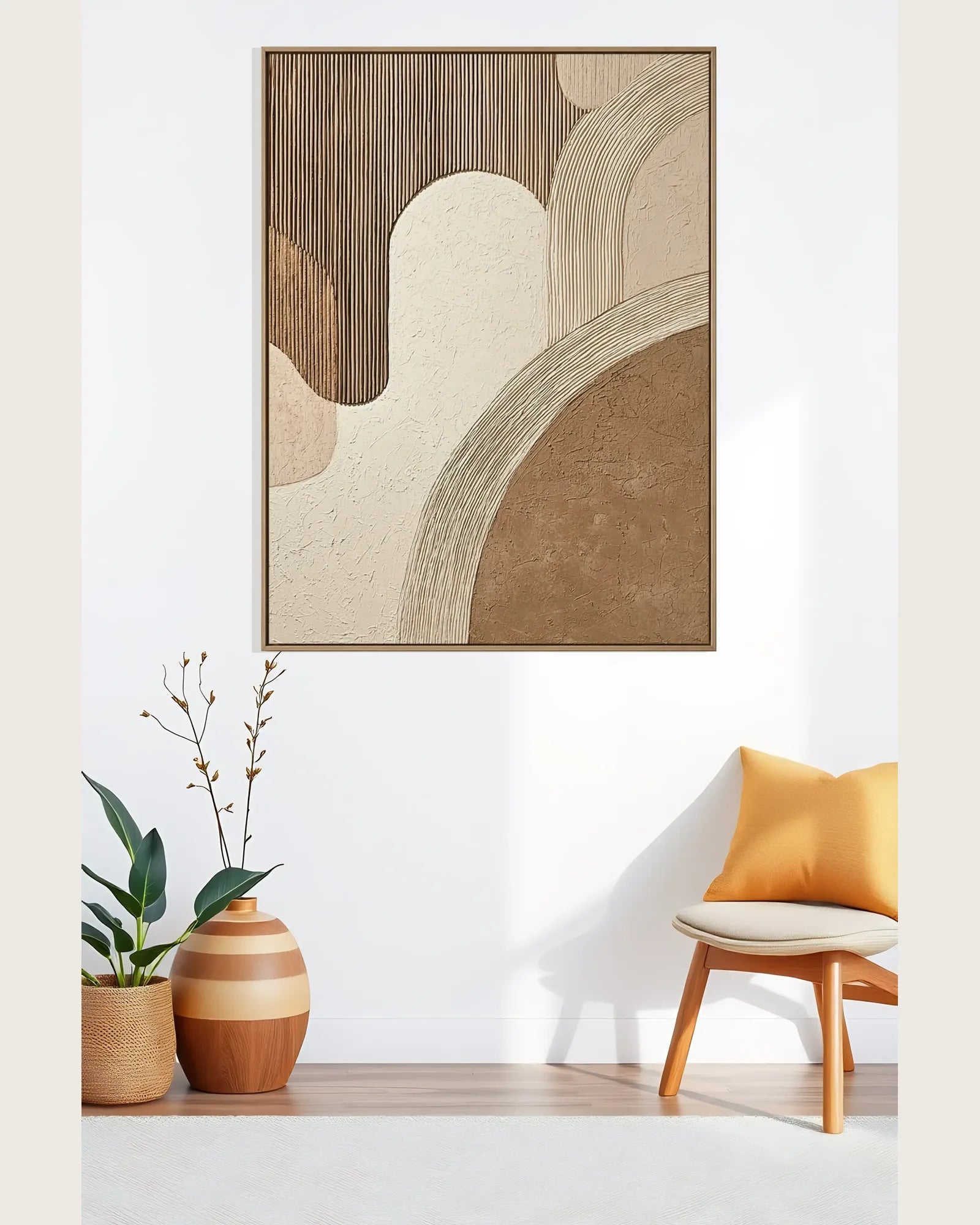 Modern Texture Wabi Sabi Wall Art No.091