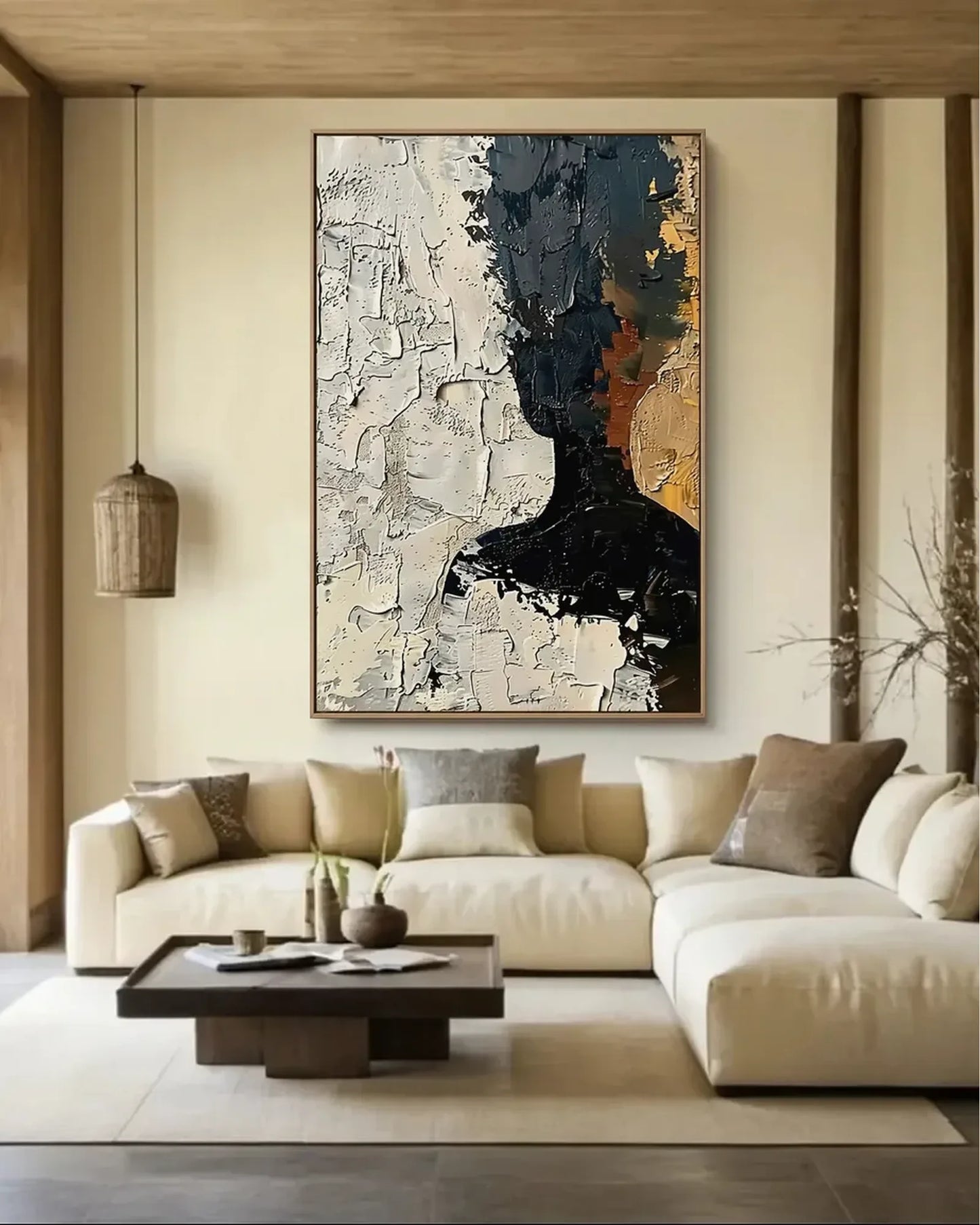 Muted Tone Wabi Sabi Wall Decor No.069
