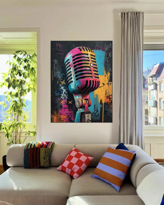 Nyc Graffiti Canvas Painting No.004