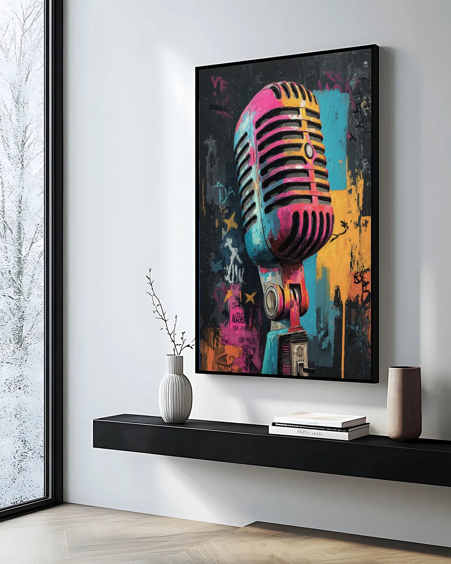 Nyc Graffiti Canvas Painting No.004