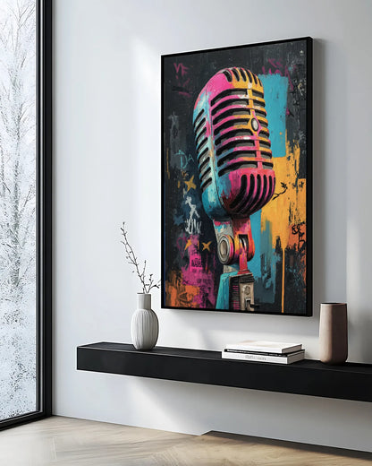 Nyc Graffiti Canvas Painting No.004