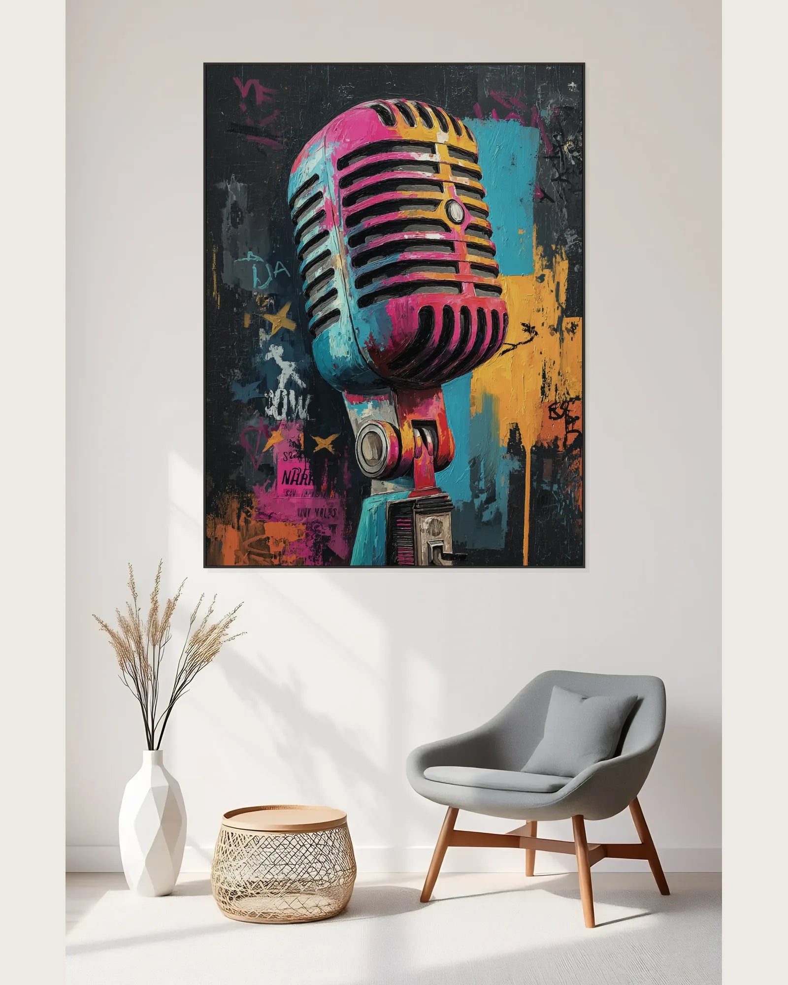Nyc Graffiti Canvas Painting No.004