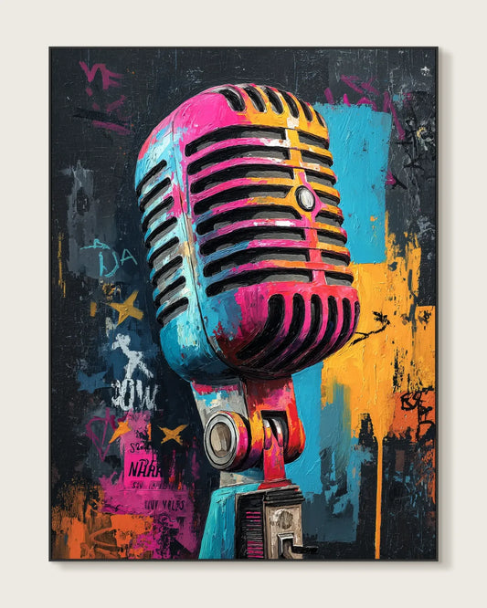 Nyc Graffiti Canvas Painting No.004