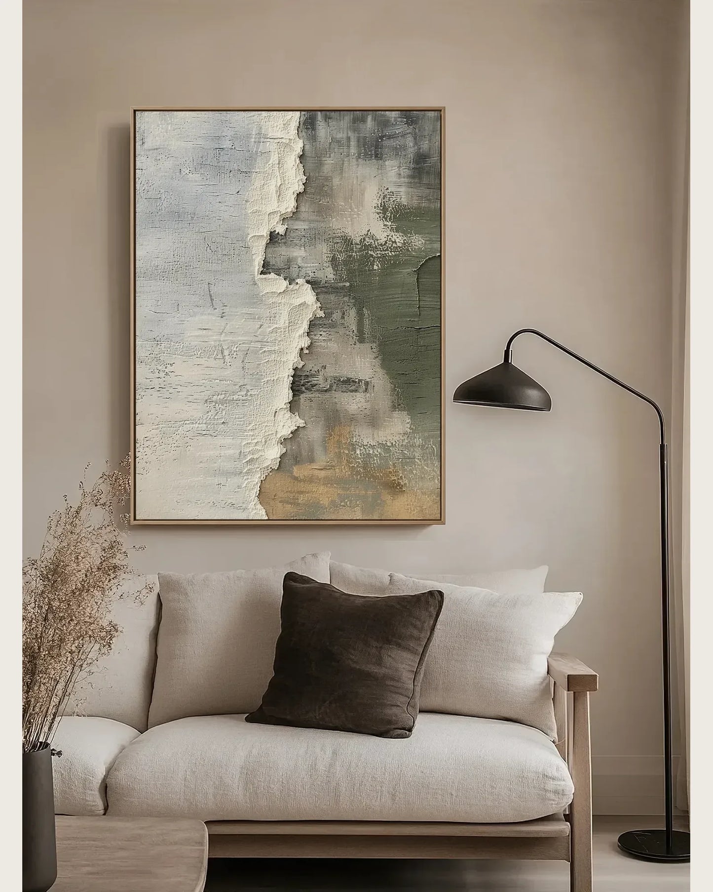 Natural Materials Wabi Sabi Canvas Art No.047