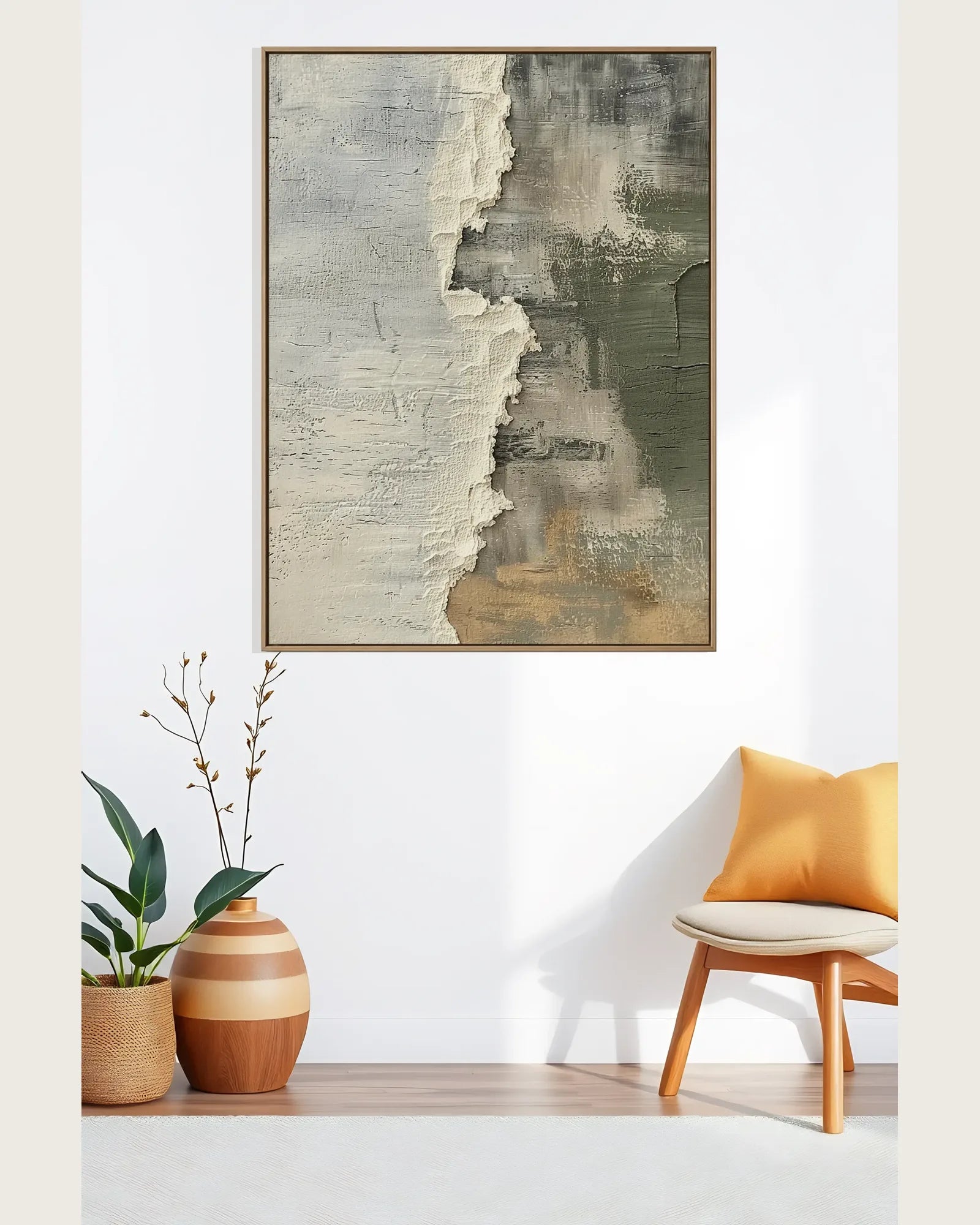 Natural Materials Wabi Sabi Canvas Art No.047