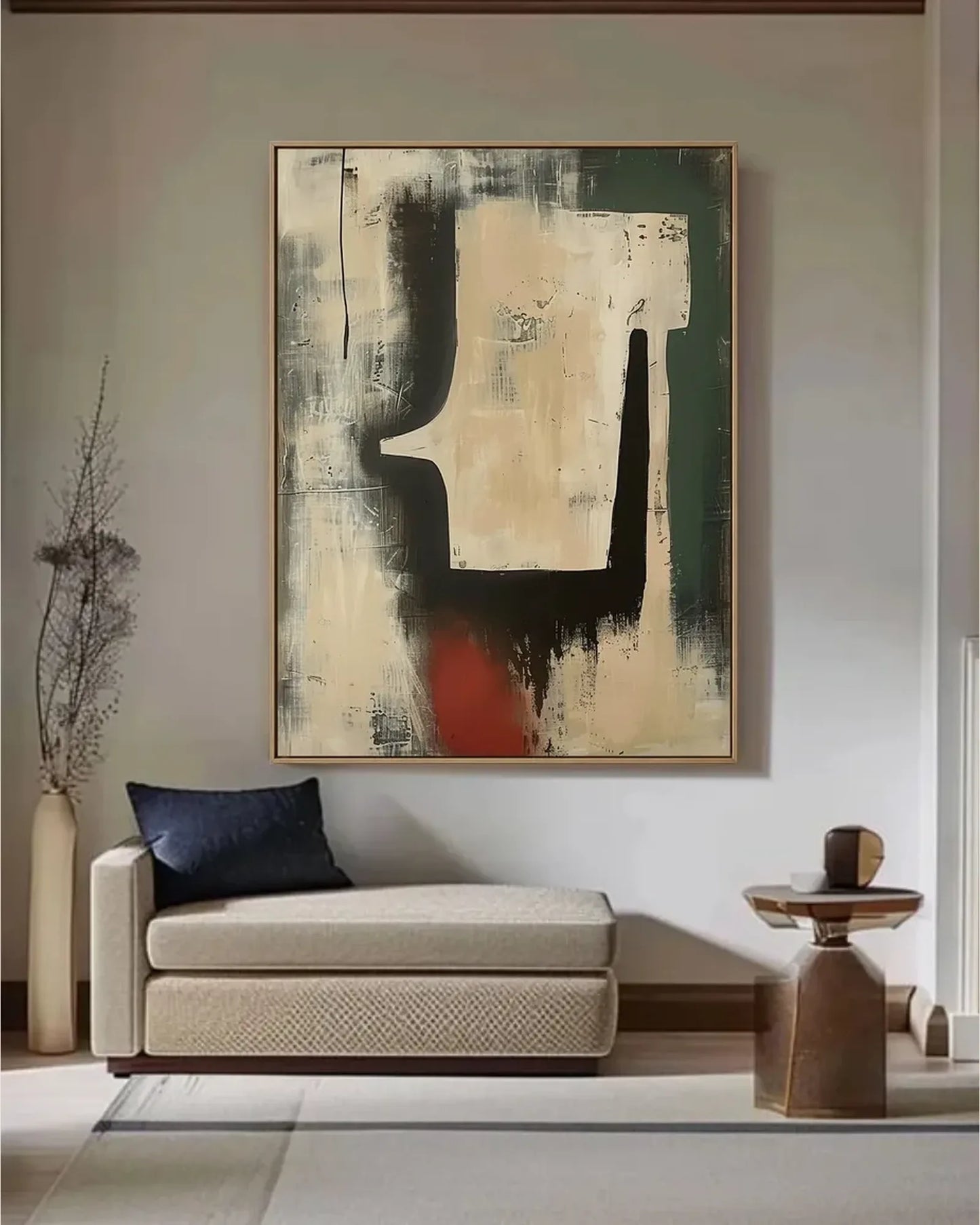 Natural Materials Wabi Sabi Canvas Painting No.050