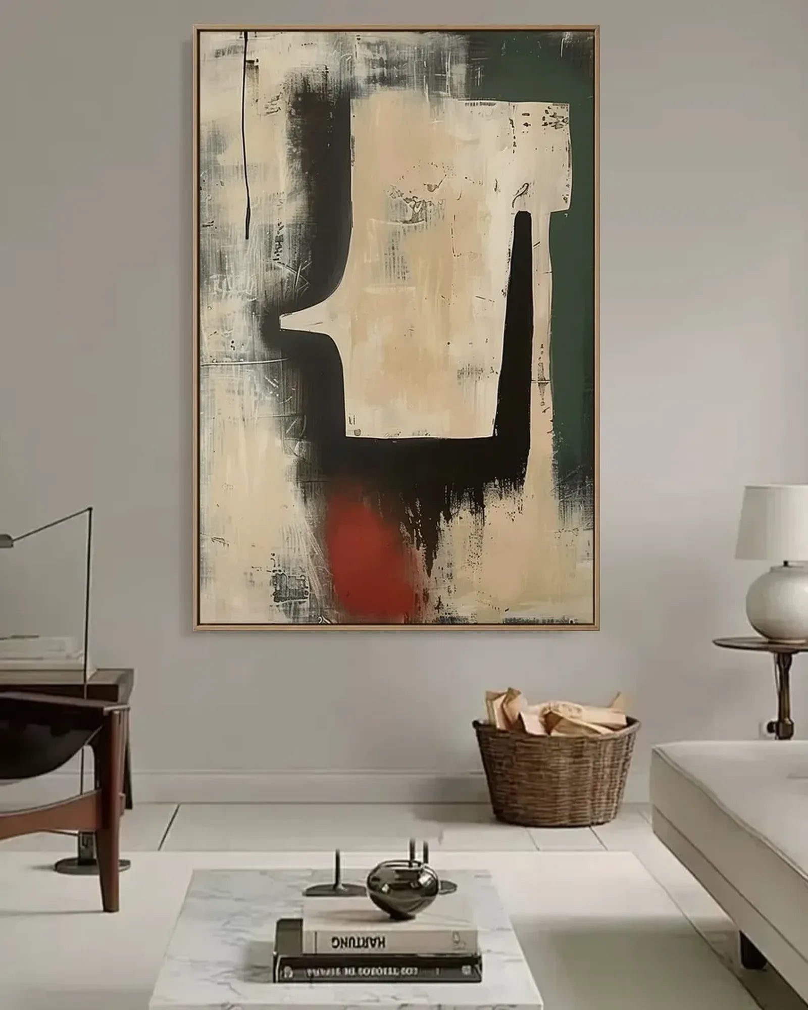Natural Materials Wabi Sabi Canvas Painting No.050