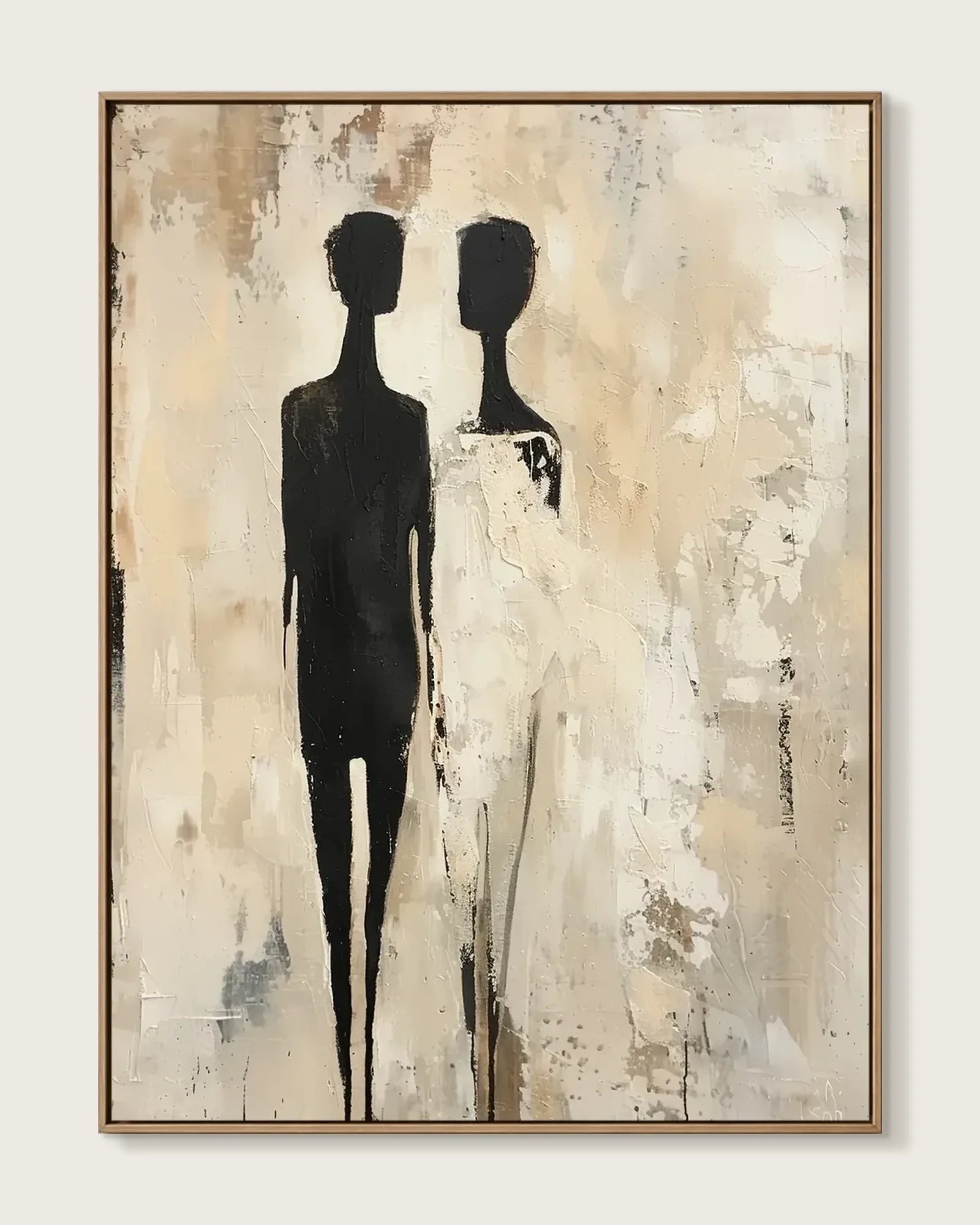 Natural Tone Minimalist Canvas Art No.077
