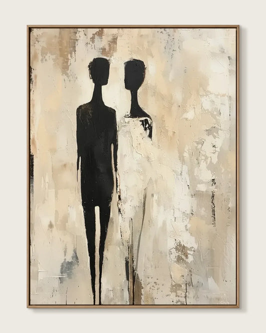 Natural Tone Minimalist Canvas Art No.077