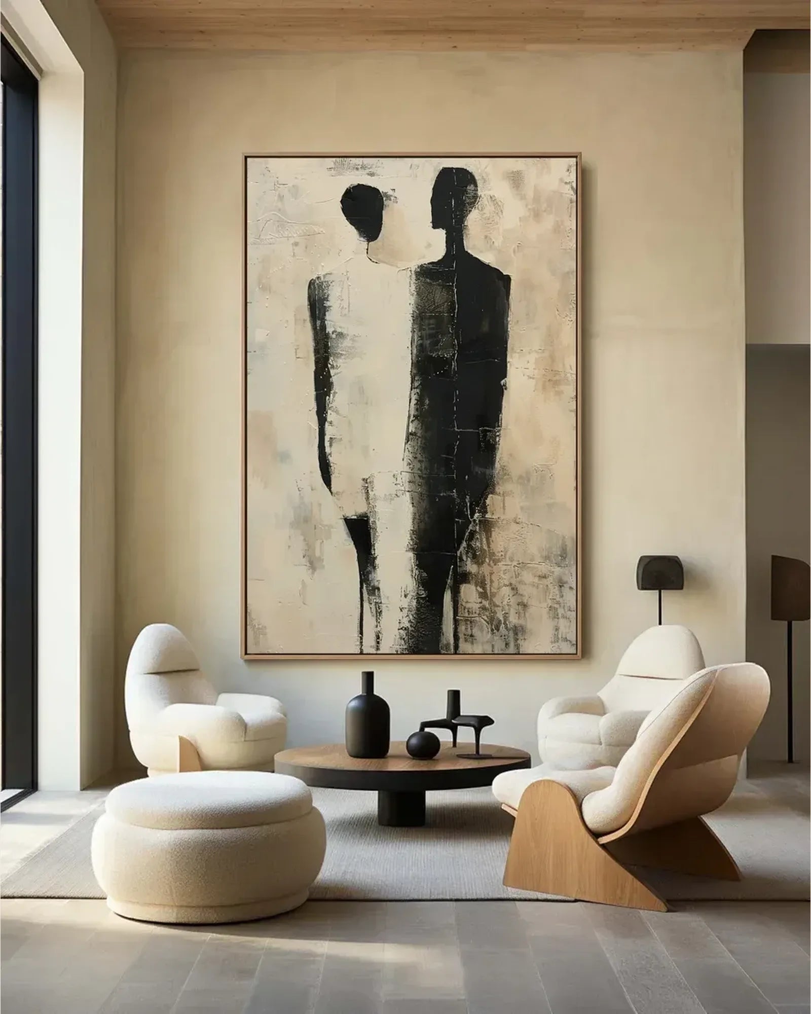 Natural Tone Minimalist Wall Art No.076