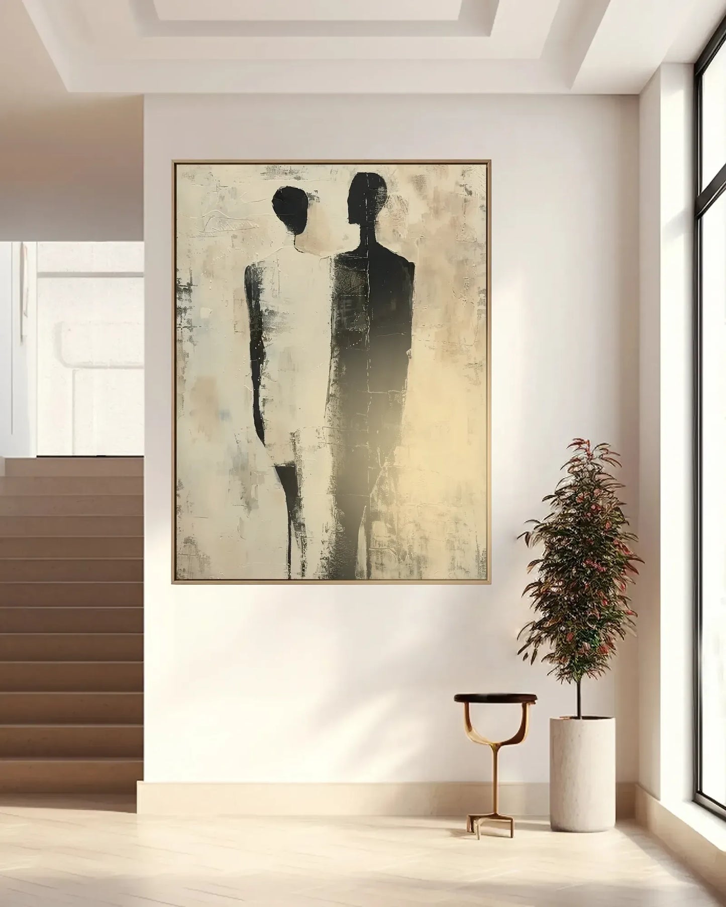 Natural Tone Minimalist Wall Art No.076