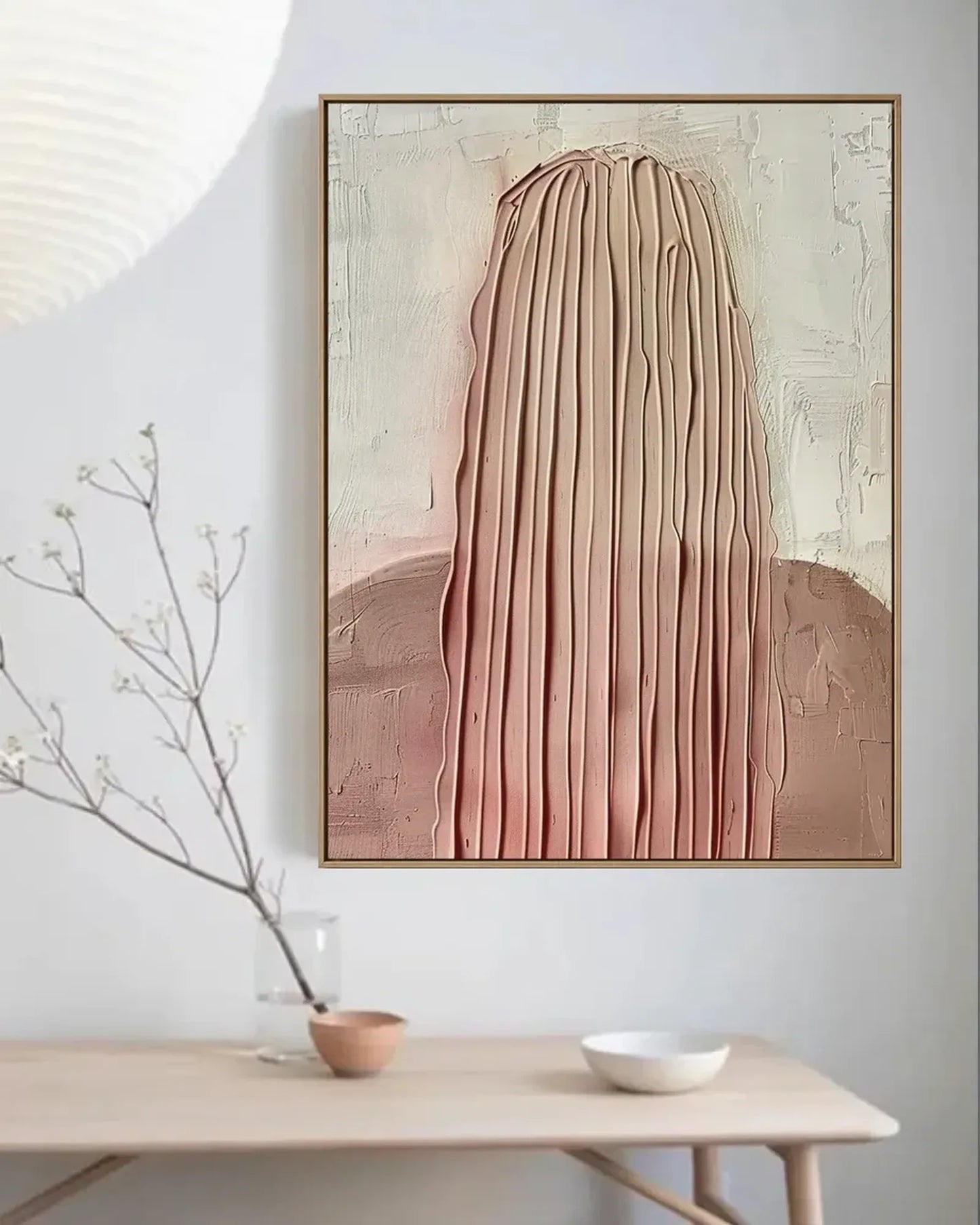 Natural Tone Minimalist Wall Decor No.079