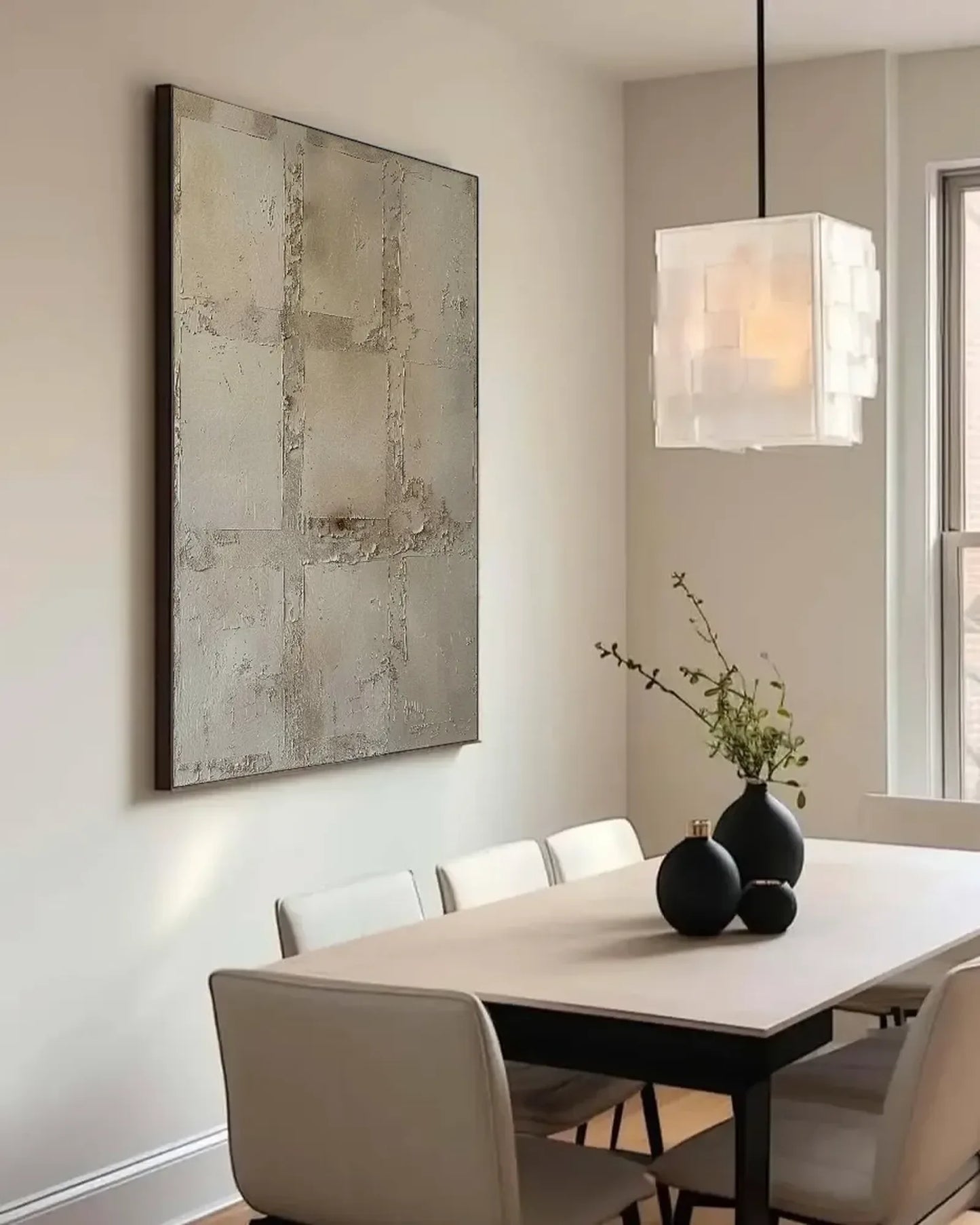 Natural Tone Wabi Sabi Canvas Art No.072