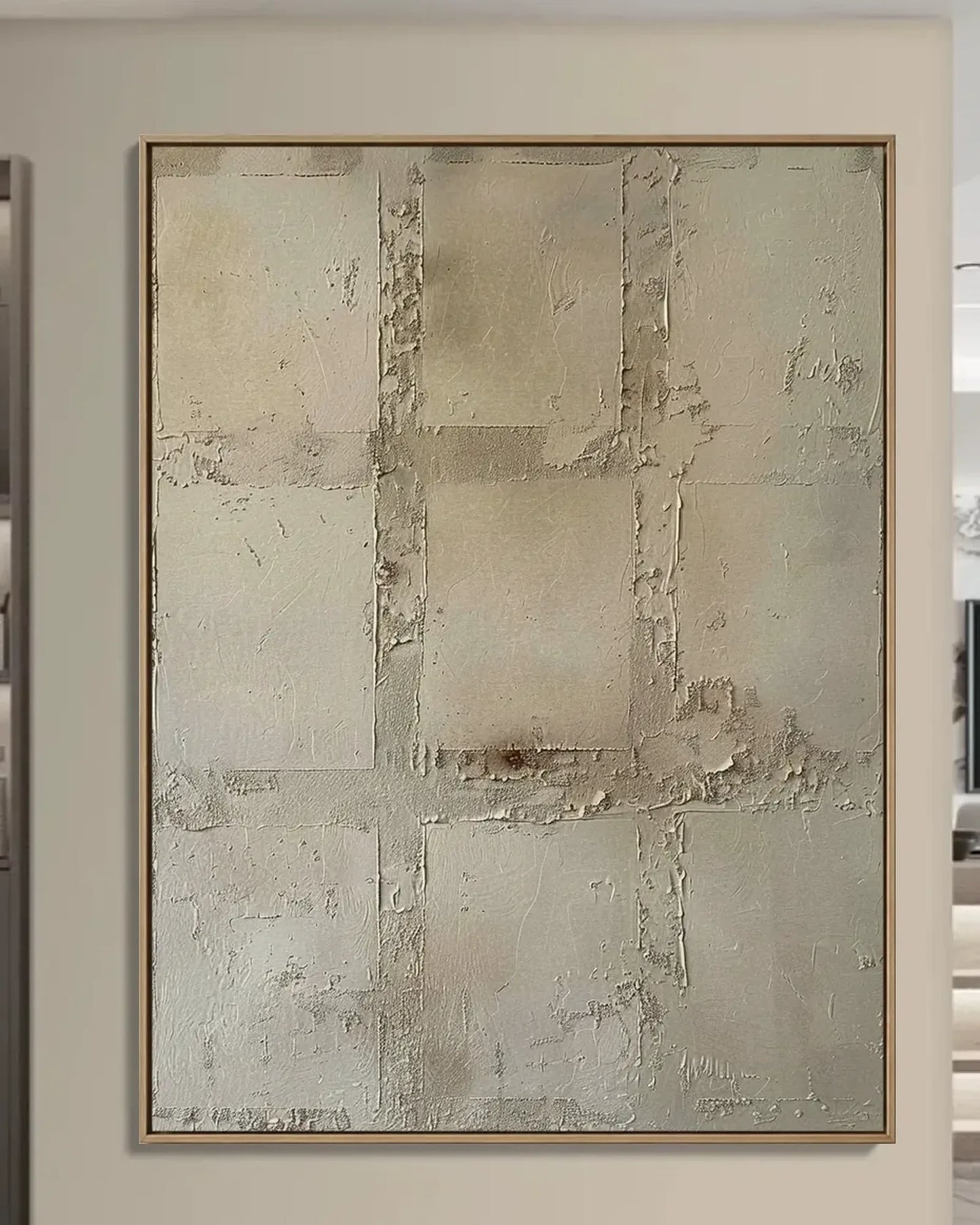 Natural Tone Wabi Sabi Canvas Art No.072