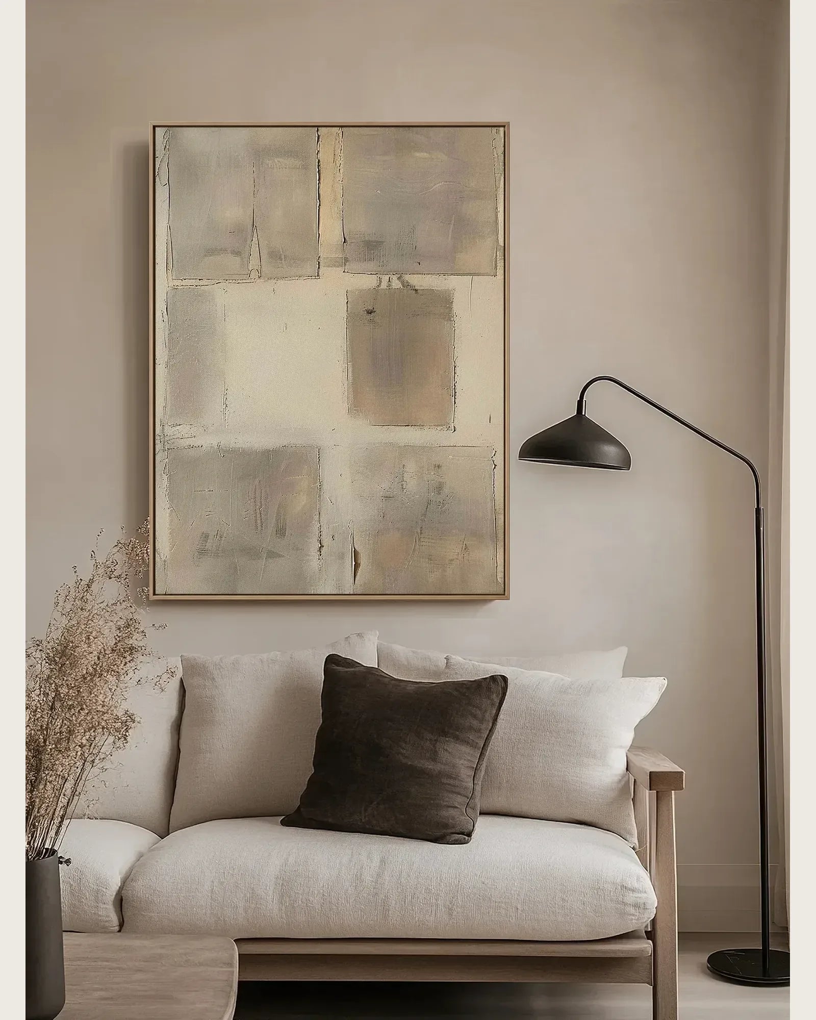 Natural Tone Wabi Sabi Wall Art No.071