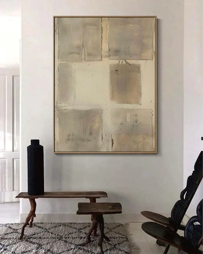 Natural Tone Wabi Sabi Wall Art No.071