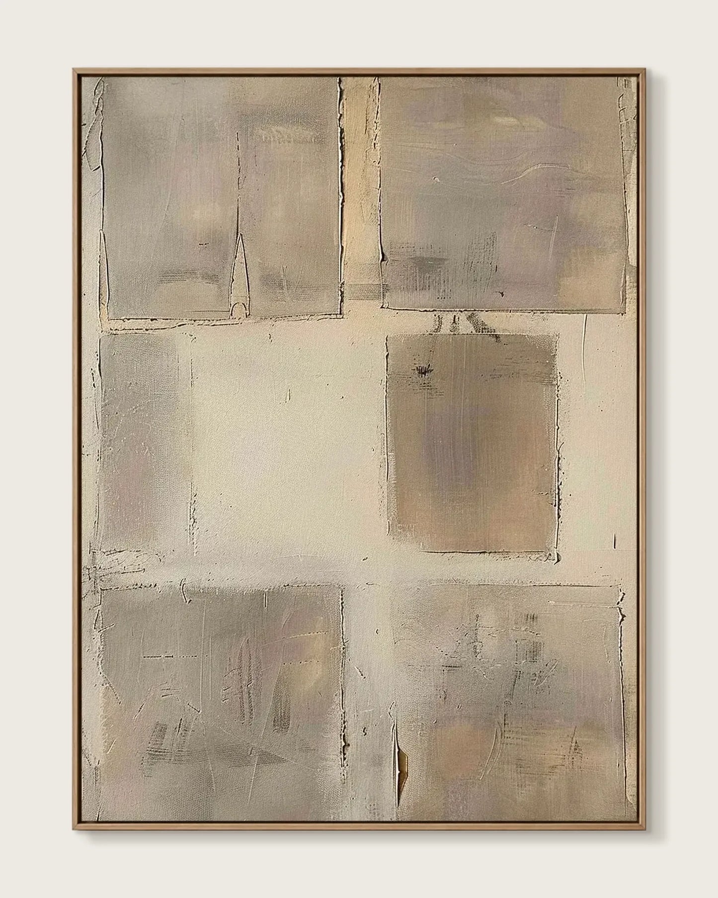 Natural Tone Wabi Sabi Wall Art No.071