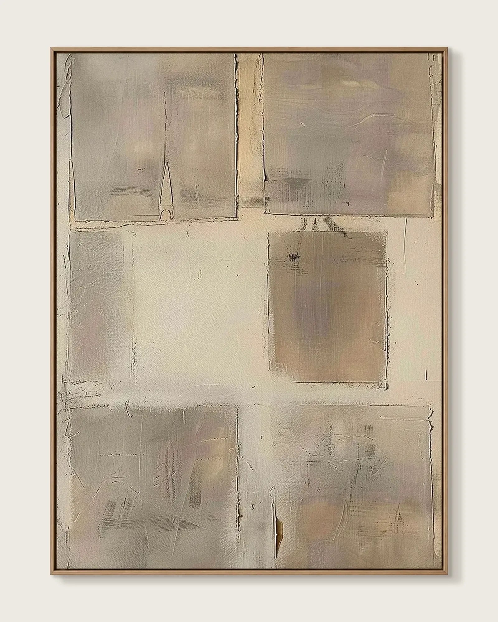 Natural Tone Wabi Sabi Wall Art No.071