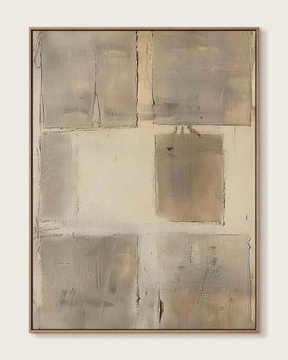 Natural Tone Wabi Sabi Wall Art No.071