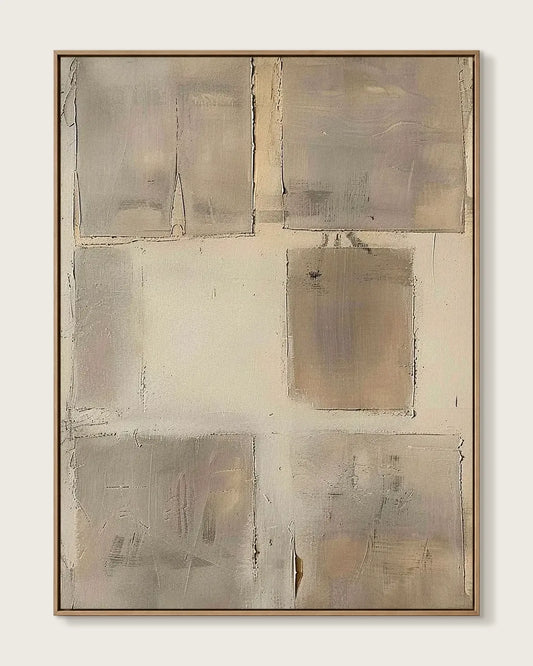 Natural Tone Wabi Sabi Wall Art No.071