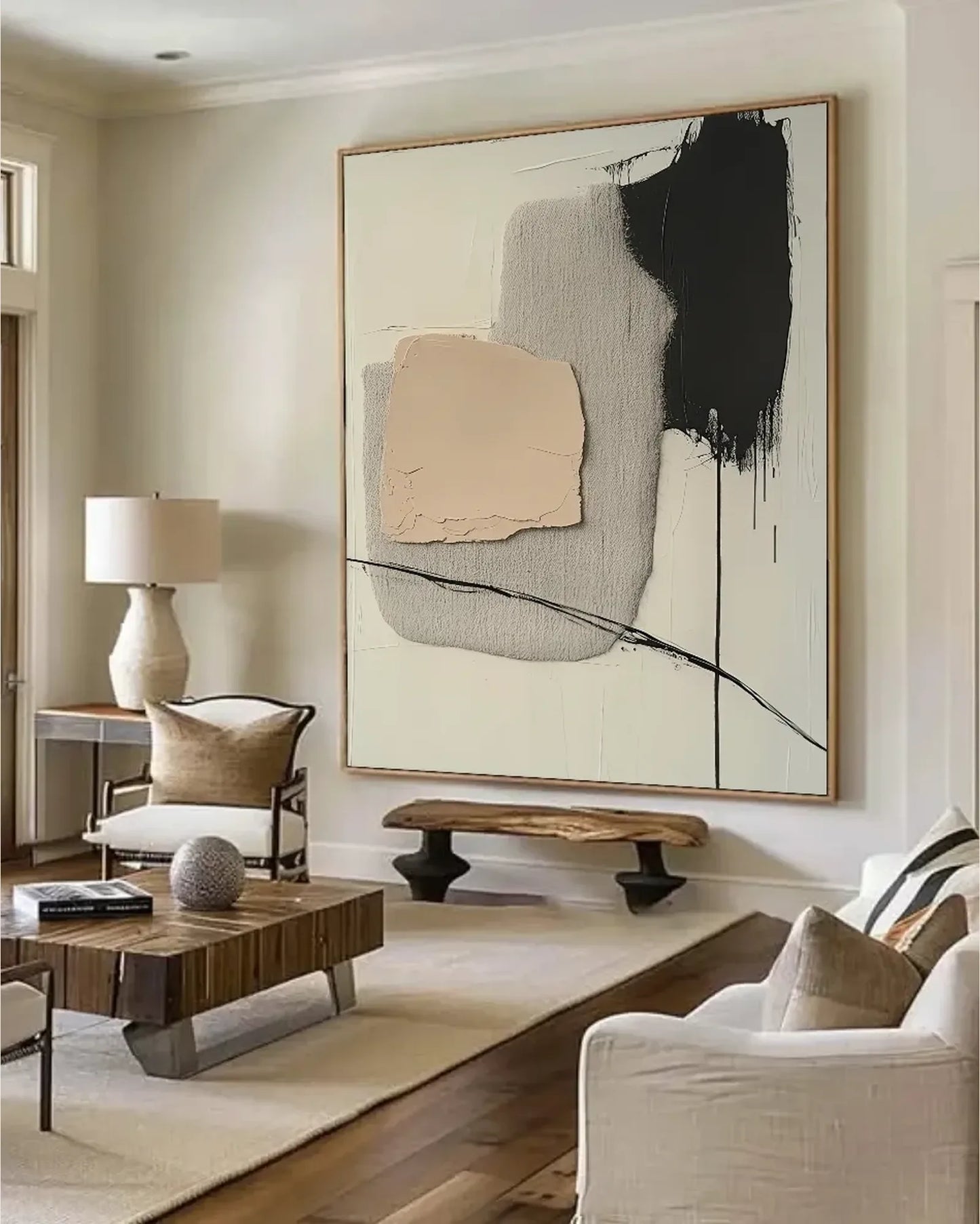 Natural Tone Wabi Sabi Wall Decor No.074