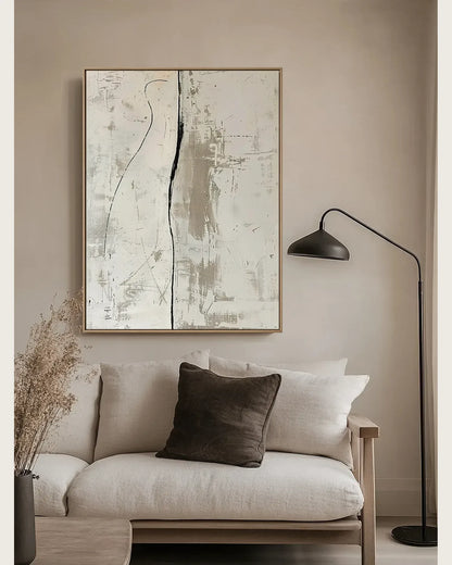 Neutral Minimalist Canvas Art No.047