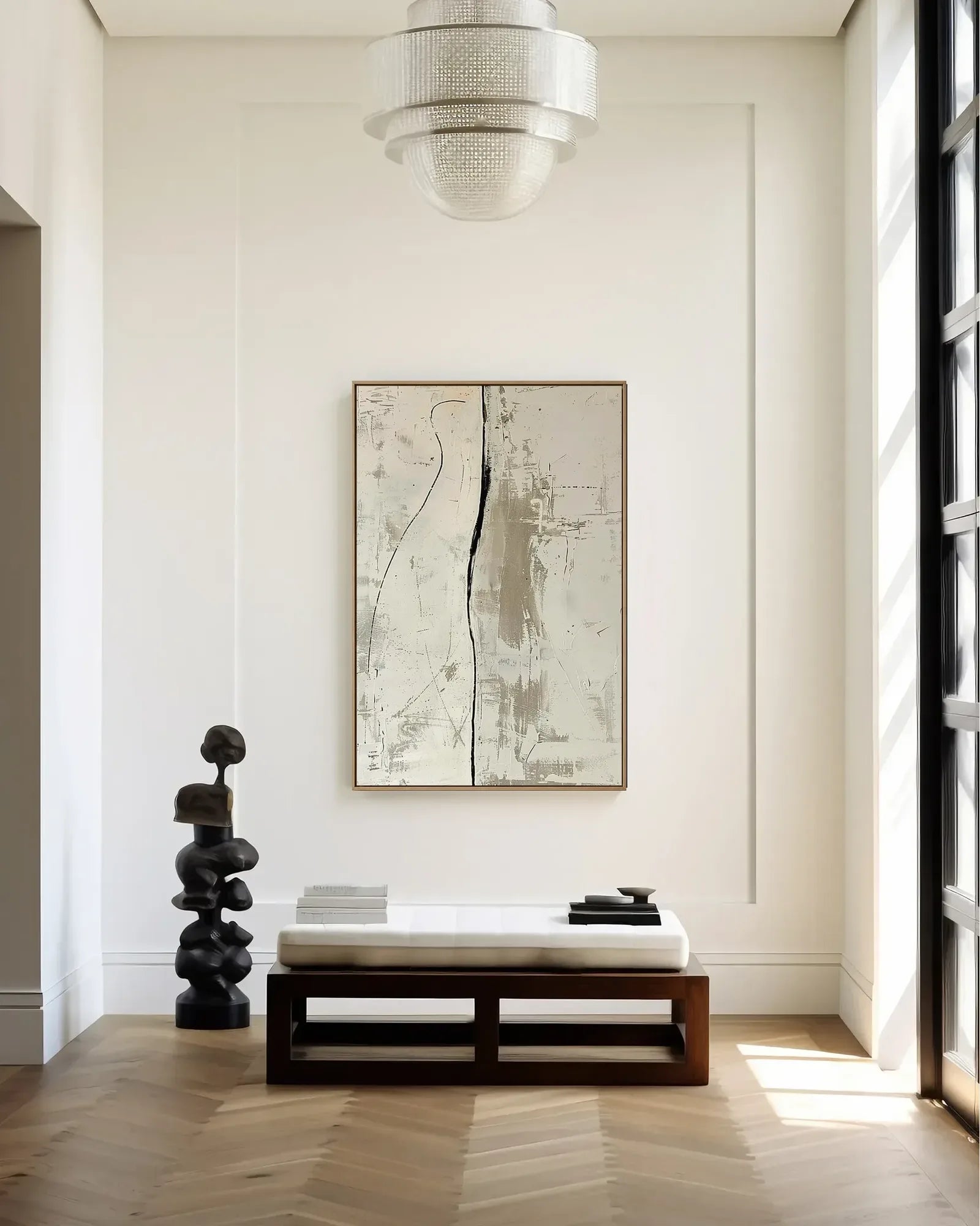 Neutral Minimalist Canvas Art No.047