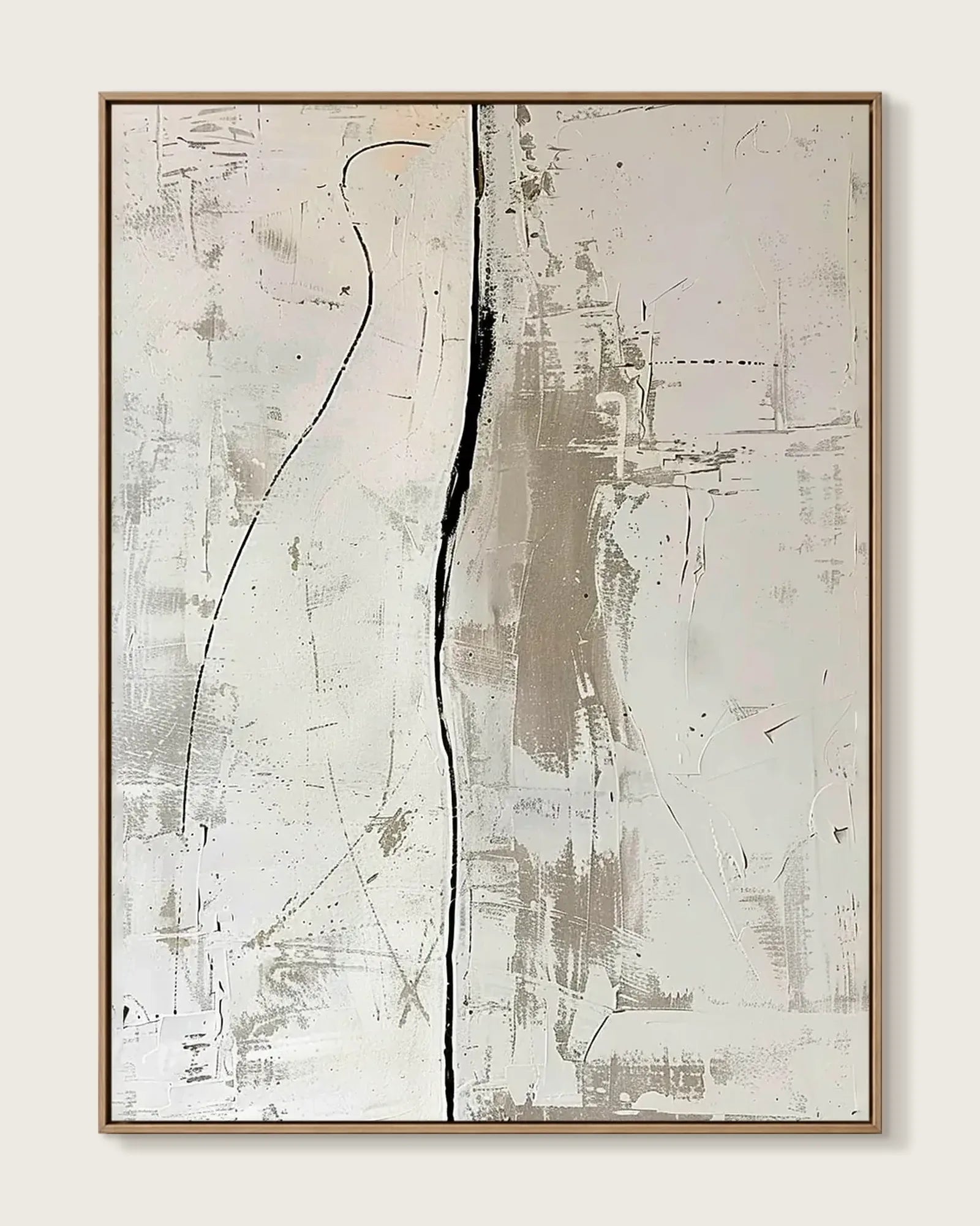 Neutral Minimalist Canvas Art No.047