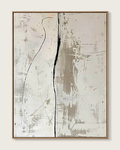 Neutral Minimalist Canvas Art No.047