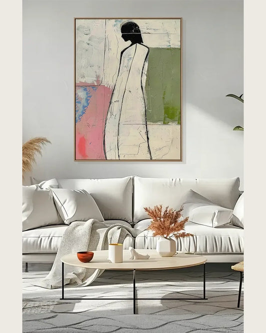 Neutral Minimalist Wall Art No.046