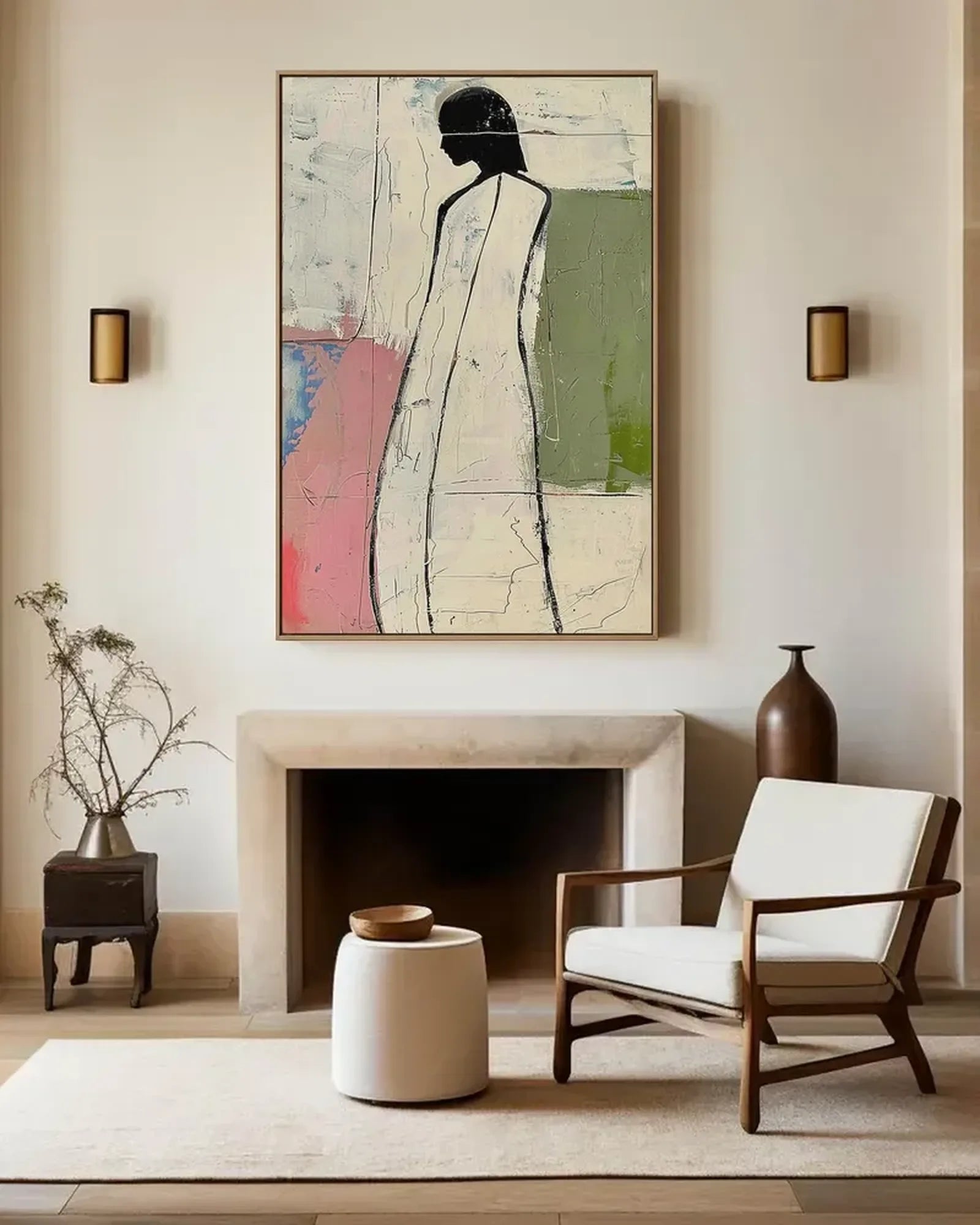 Neutral Minimalist Wall Art No.046