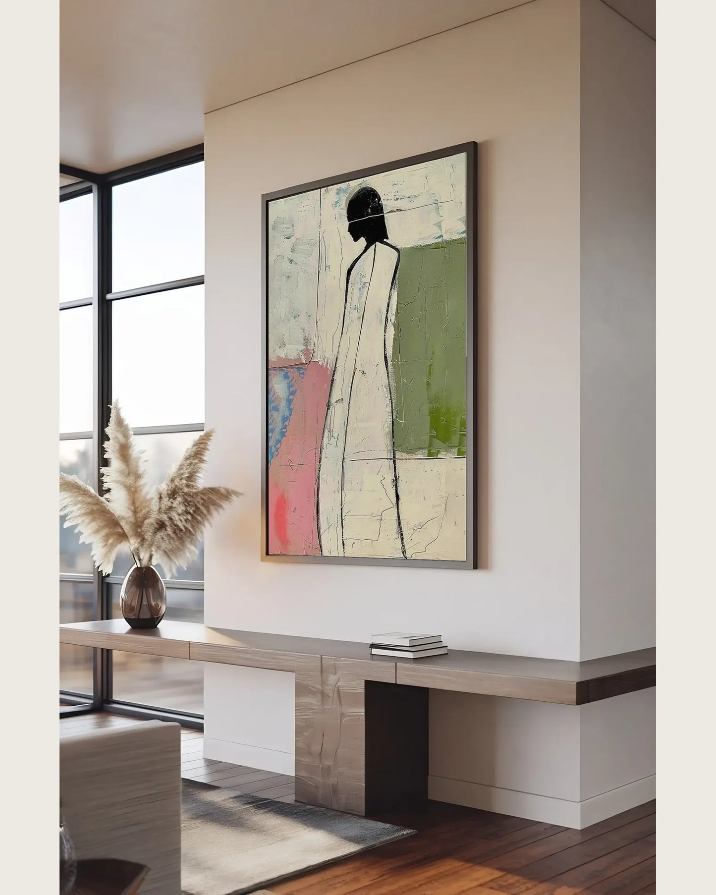 Neutral Minimalist Wall Art No.046