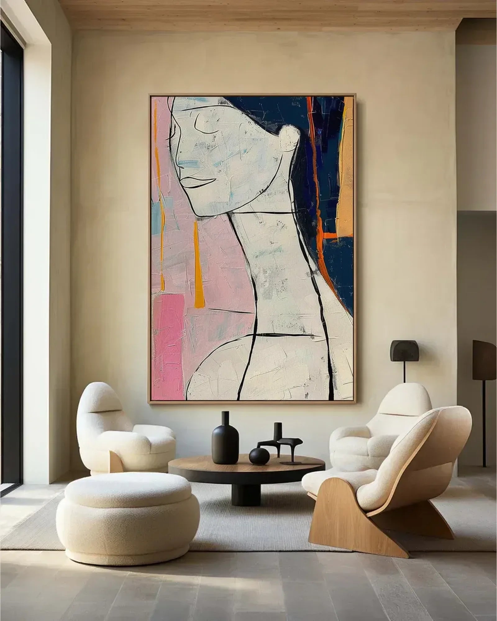 Neutral Minimalist Wall Decor No.049
