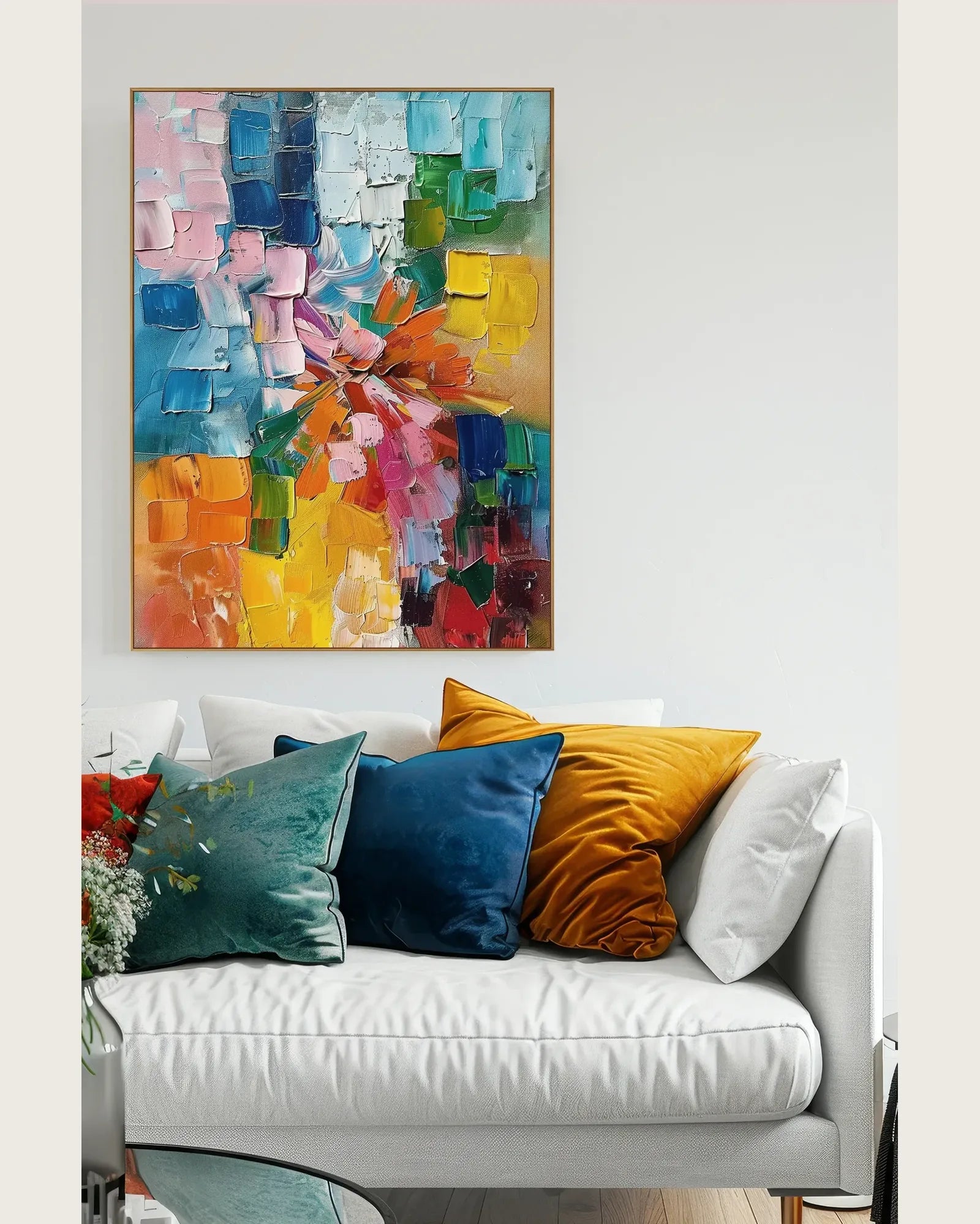 Neutral Texture Canvas Painting No.045